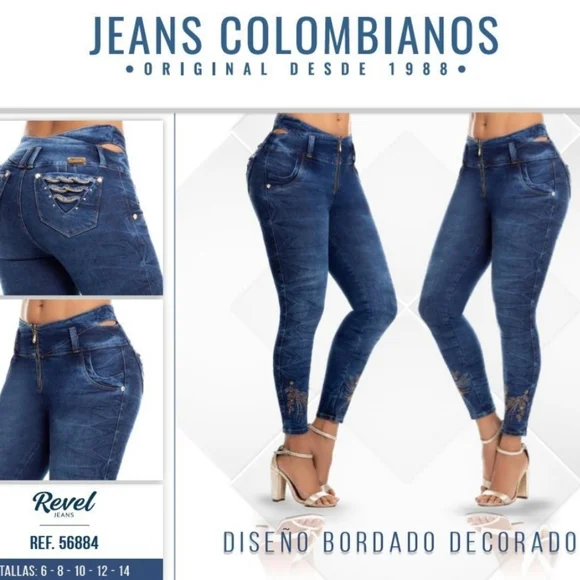 REVEL, Jeans, 56884 Jeans Colombianos